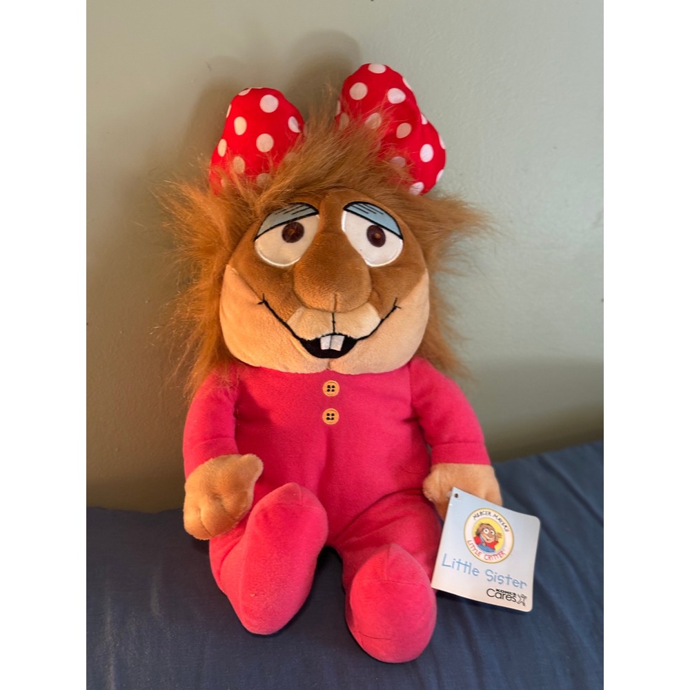 Kohl's Cares Mercer Mayer Little Sister Plush Little Critter Pink Pajamas 13"